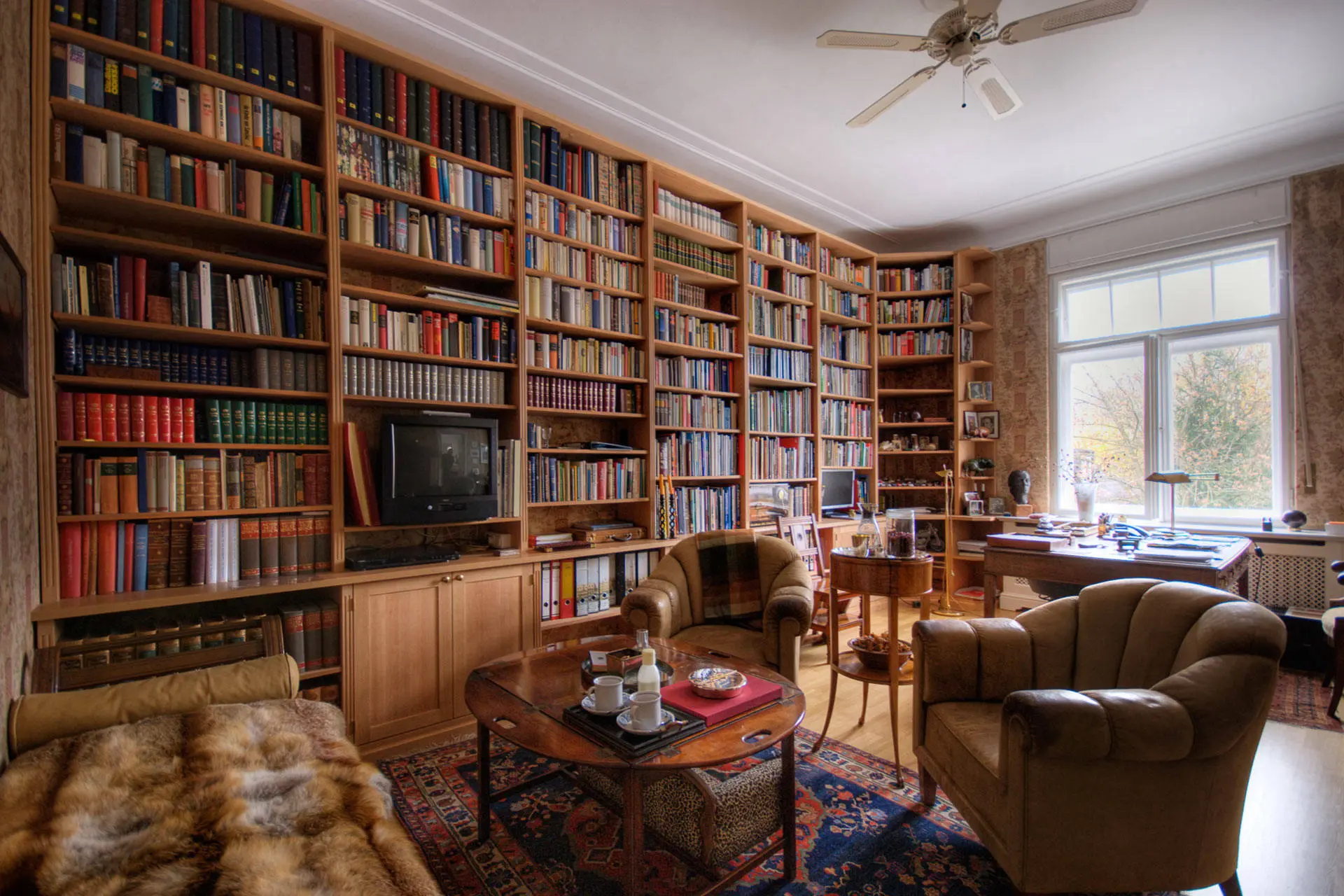 Einbauregal Bibliothek