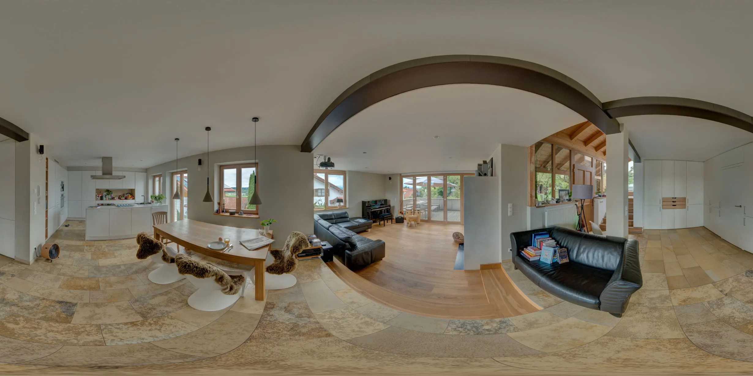 360 Grad Panorama, Inneneinrichtung München